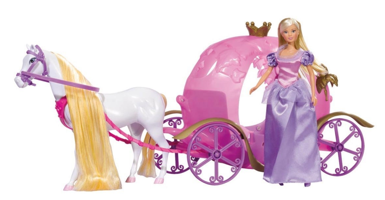 carrosse cheval barbie