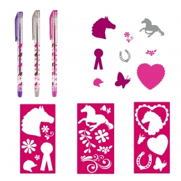 Kit Stylos Création Tatoos Cheval