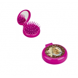 Brosse Pliante Avec Miroir Cheval