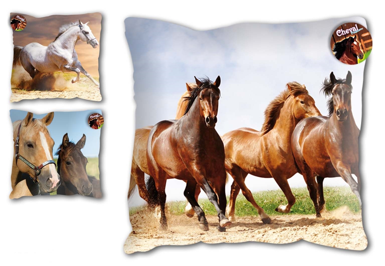 Coussin Motif Cheval