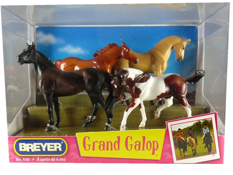 Grand Galop 4 Chevaux Assortis 1/32