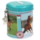 Tirelire Cheval Passion Turquoise