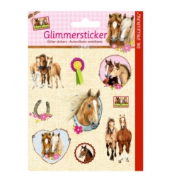 Stickers Autocollants Cheval Scintillants