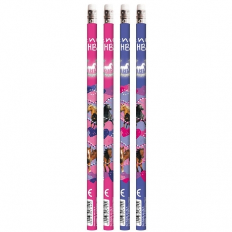 Set De 4 Crayons à Papier Cheval HB