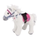 Peluche Cheval Blanc Miss Mélody