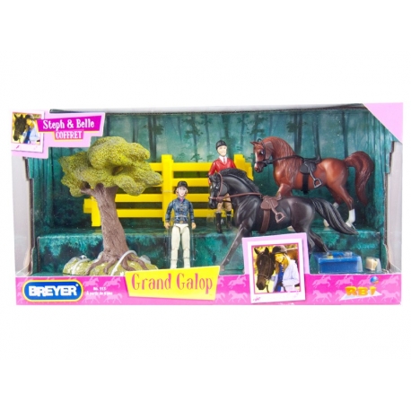 Coffret Grand Galop Steph et Belle 1/32