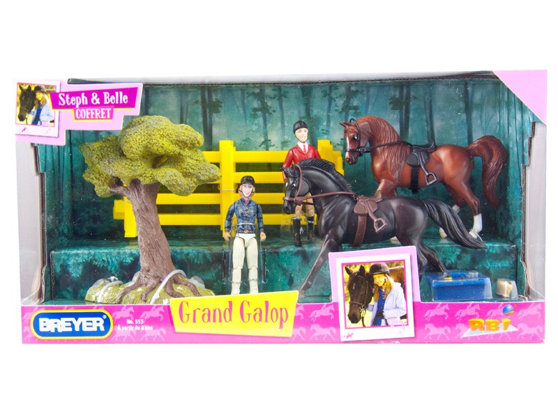 Coffret Grand Galop Steph et Belle 1/32