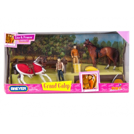 Coffret Grand Galop Lisa et Prancer 1/32