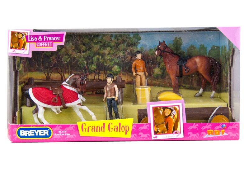 Coffret Grand Galop Lisa et Prancer 1/32