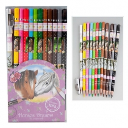 Horses Dreams: Crayons De Couleurs Cheval + Taille crayon