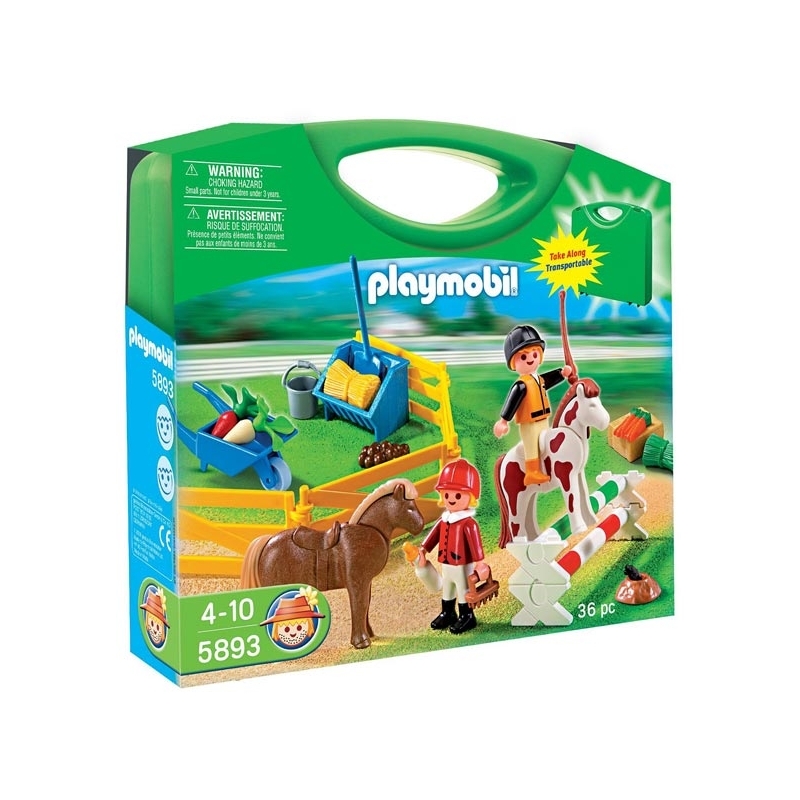 Playmobil - Cavalier et poney Lewitzer
