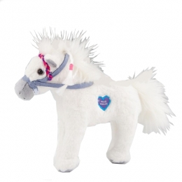 Peluche Cheval Blanc Miss Mélody