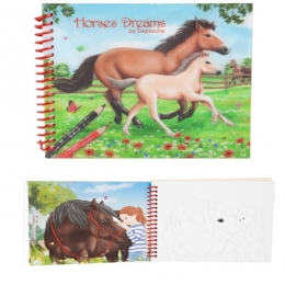 Horses Dreams: Album De Coloriage 3D Cheval