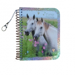 Carnet Scintillant Chevaux Blancs Horses Dreams