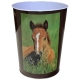 Corbeille Et Pot A Crayons Cheval Turquoise