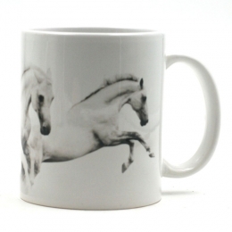 Mug Horde De Chevaux Blanc