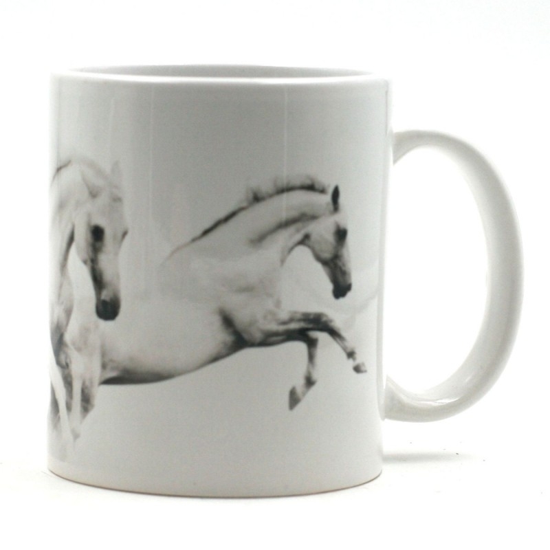 Mug Horde De Chevaux Blanc