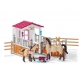 Set Box Chevaux Arabes Et Soigneuse Schleich