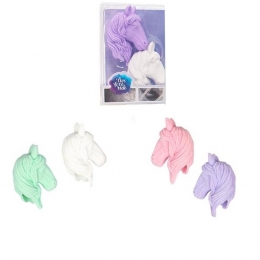 Set De 2 Gommes Tête De Cheval