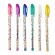 Set De 6 Stylos Gel Pailletés Cheval