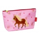 Trousse De Toilette Garnie Cheval Rose
