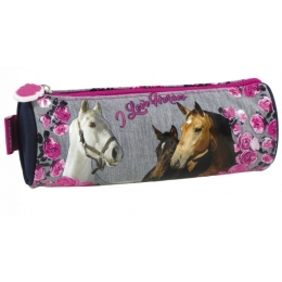 Trousse Ronde Cheval I Love Horses
