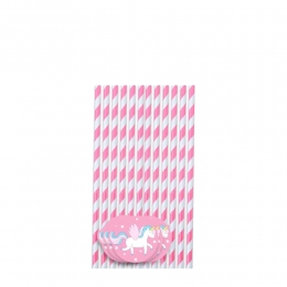 Pailles Anniversaire Licorne