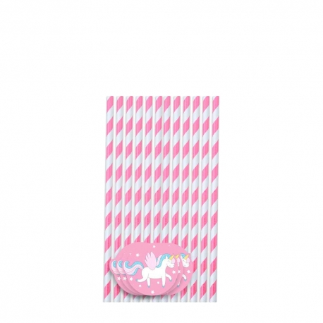 Pailles Anniversaire Licorne