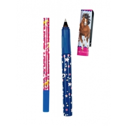 Parure Stylo Roller + Effaceur Cheval