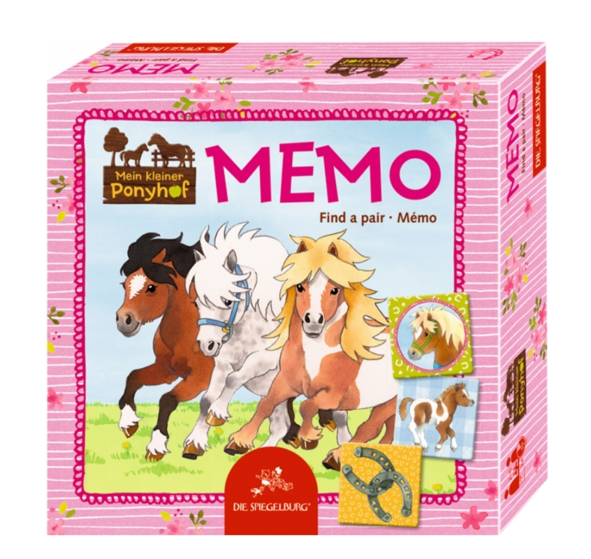 Jeu de mémoire Thème Poney