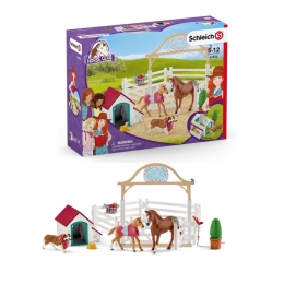 Schleich Box de lavage pour chevaux Emily et Luna pas cher 