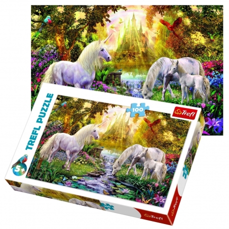 Puzzle Jument et Poulain 200 pièces XXL