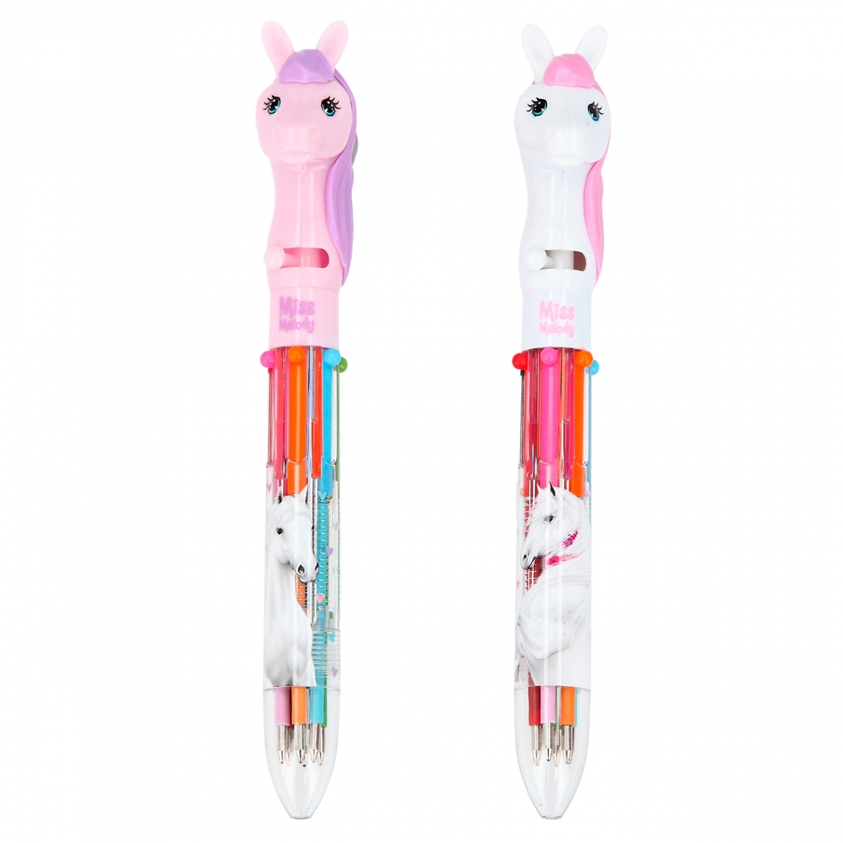 Stylo 6 Couleurs Tête De Cheval