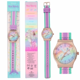 Montre Cheval Pégase Blanc Miss Mélody