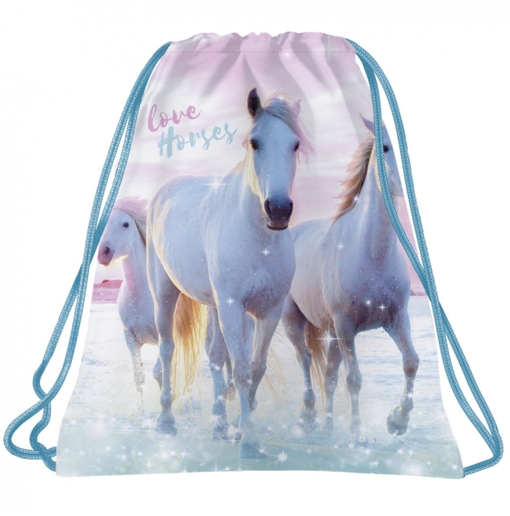 Sac De Sport Chevaux Dans La Mer