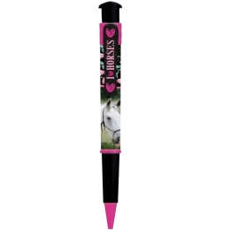 Grand Stylo Noir Amour De Chevaux