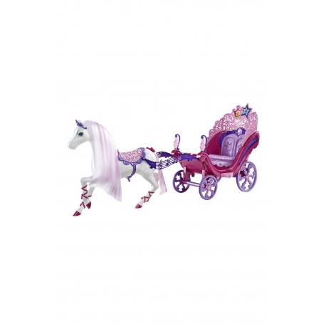 carrosse cheval barbie