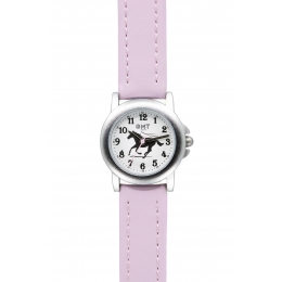 Montre Pédagogique Cheval Rose