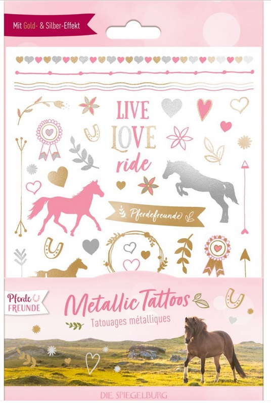 Tatouages Métalliques Chevaux