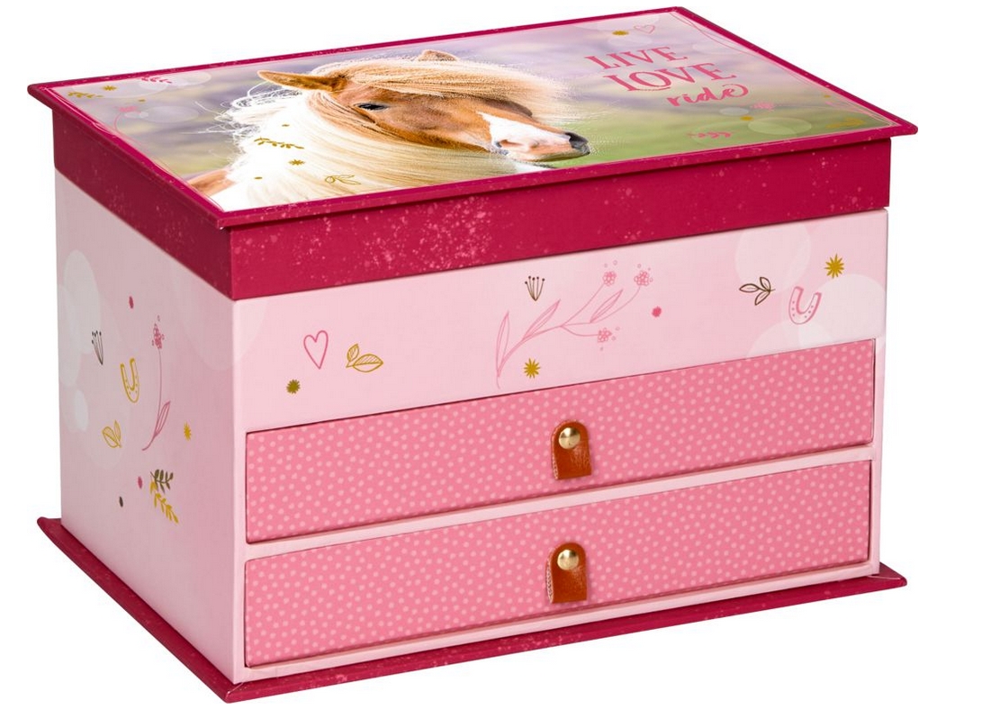 Boîte à Bijoux Commode Cheval