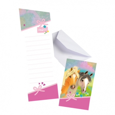 Cartes D'invitation Anniversaire Poney