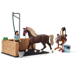 Box De Lavage Chevaux Schleich Emily et Luna