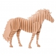 Déco Cheval Carton 3D