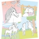 Album à Colorier Avec Cheval Fourrure