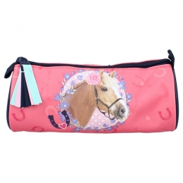 Trousse Ronde Lovely Horse Rose