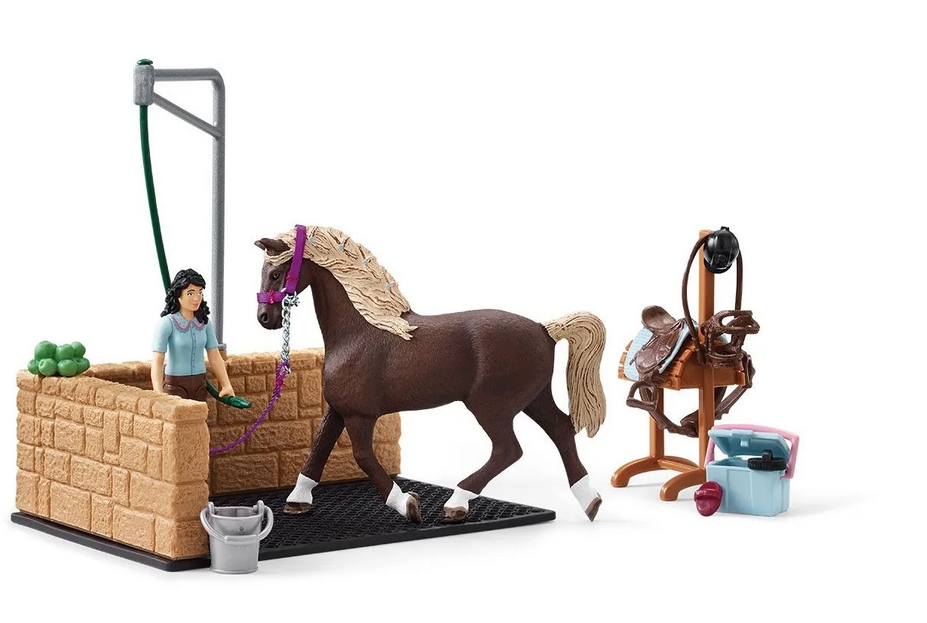 Box De Lavage Chevaux Schleich Emily Et Luna