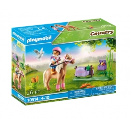 PLAYMOBIL 70997 Décoration de fête avec poneys- Country - Le poney club -  équitation animaux au meilleur prix