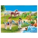 Playmobil Country - Voiture avec Remorque et Cheval