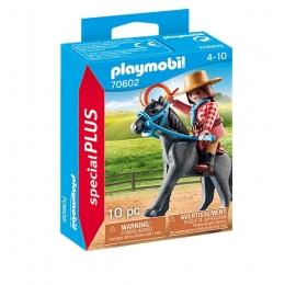 Playmobil - Cavalière Et Cheval Western