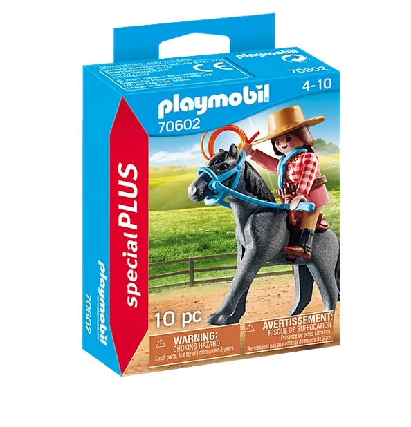 Playmobil - Cavalière Et Cheval Western